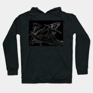 the cooking chef and the swordsman ecopop anime style arts Hoodie